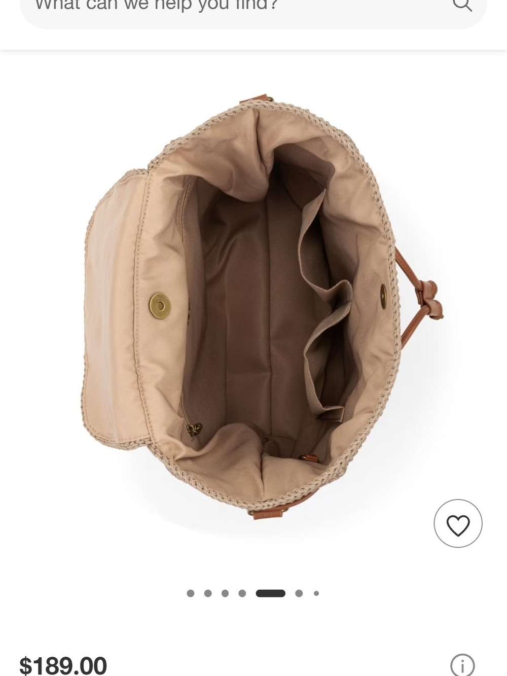 The Sak, Sayulita Crochet Flap Backpack Sand Neutral Patch, Medium - Picture 4 of 15